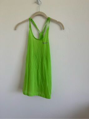 Nike Neon Green Racerback Tank Top NWOT